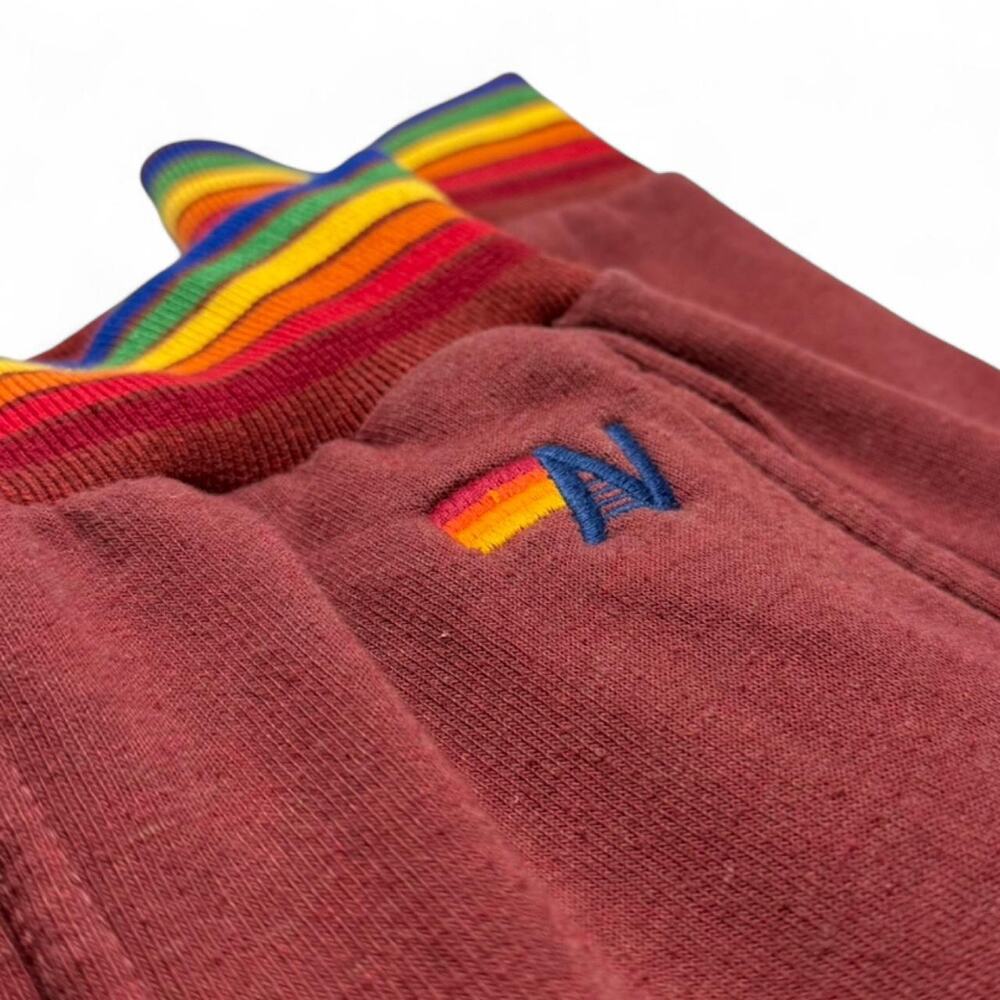 Aviator Nation Rainbow Striped Joggers - Sweatpants Size XS - Picture 4 of 8
